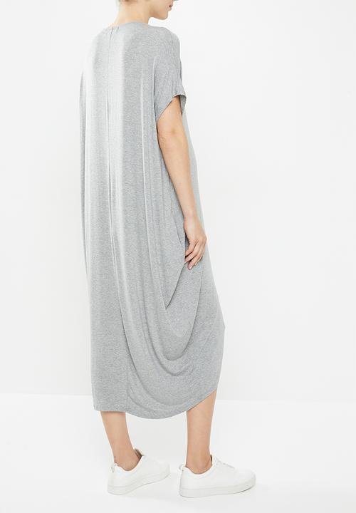 Superbalist - Maternity grown on sleeve cacoon dress - grey 