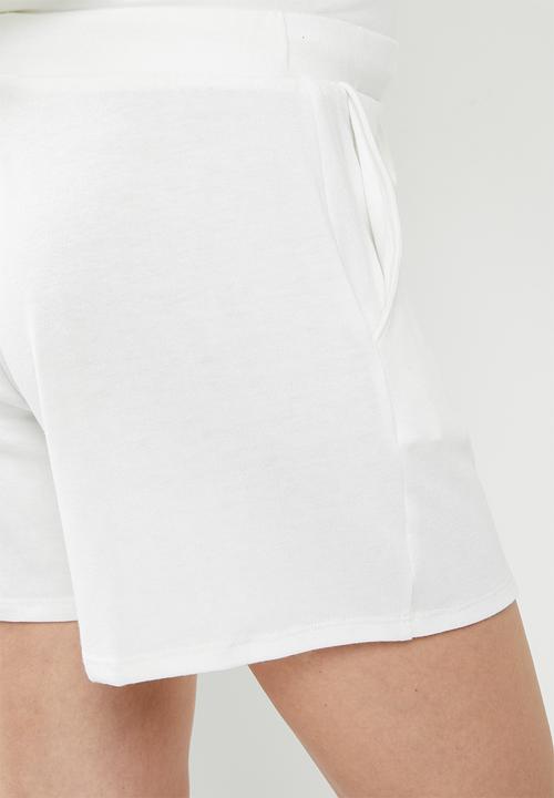 Superbalist - Maternity relaxed tummy band soft short - white