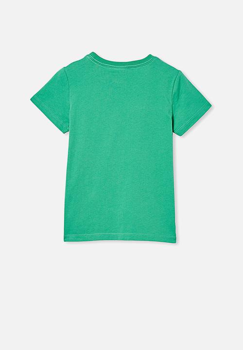 Cotton On - Short sleeve license1 tee - green