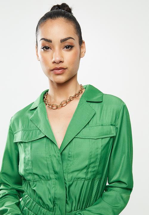 Glamorous - Petite relaxed jumpsuit - green