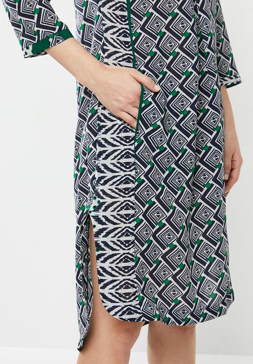 AMANDA LAIRD CHERRY - Lungro kafta - green