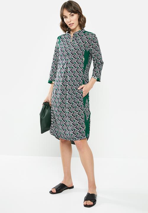 AMANDA LAIRD CHERRY - Lungro kafta - green