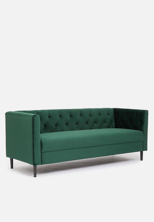 Sixth Floor - Penelope 3 seater - emerald green
