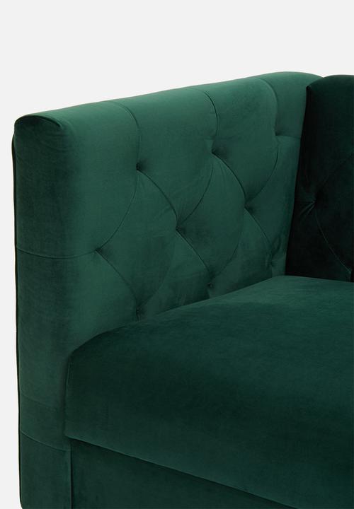 Sixth Floor - Penelope 3 seater - emerald green