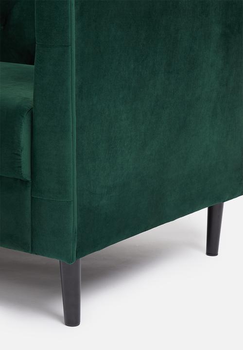Sixth Floor - Penelope 3 seater - emerald green