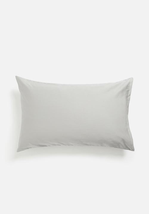 Sheraton Textiles - 400tc Egyptian Cotton standard pillowcase set - grey 