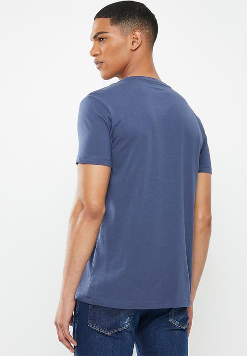 Replay - Navy center logo tee - navy