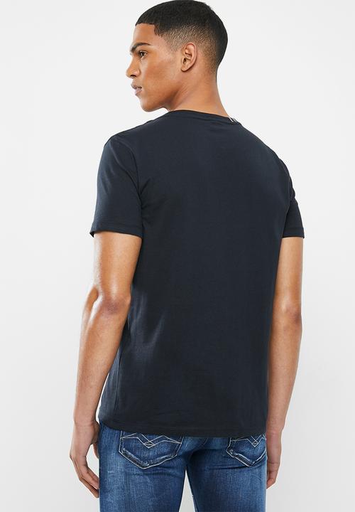 Replay - Navy logo tee - navy