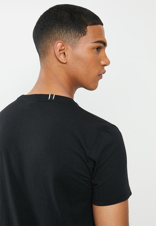 Replay - Black logo tee - black