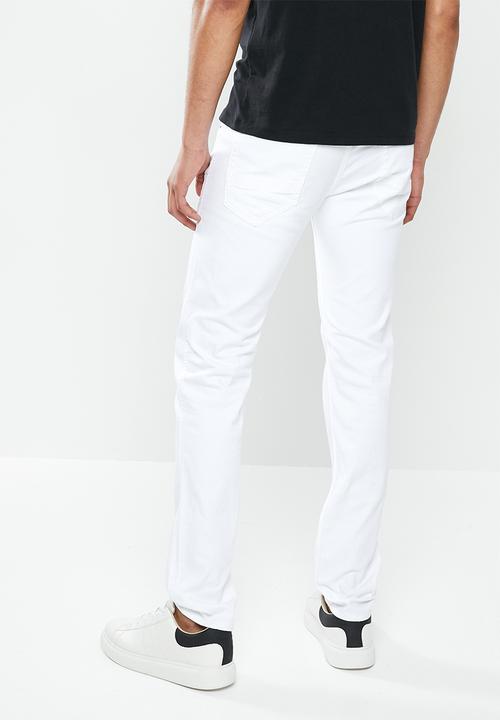 Replay - Slim anbass white denim  - white