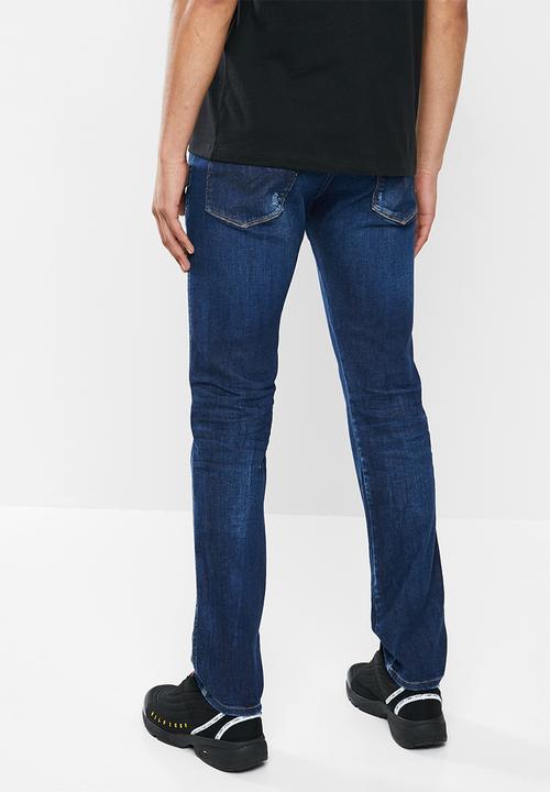 Replay - Slim dark wash replay denim  - dark blue