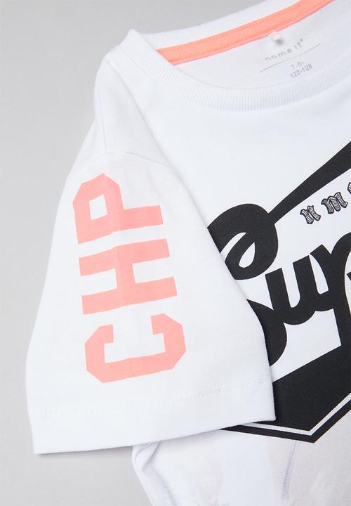 Name It - Fauzt short sleeve top - white