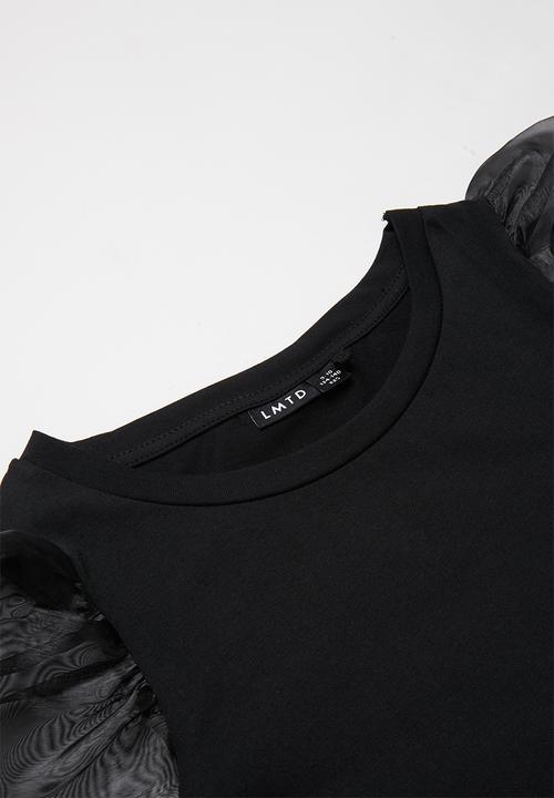 Name It - Flora balloon short top - black