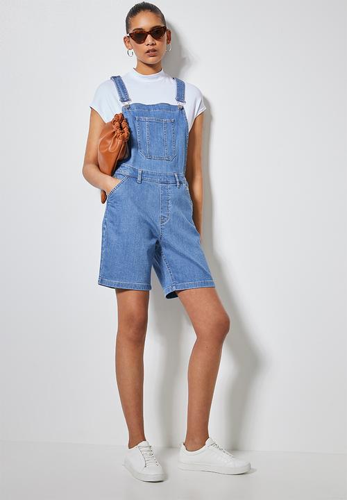 Superbalist - Short dungaree - blue