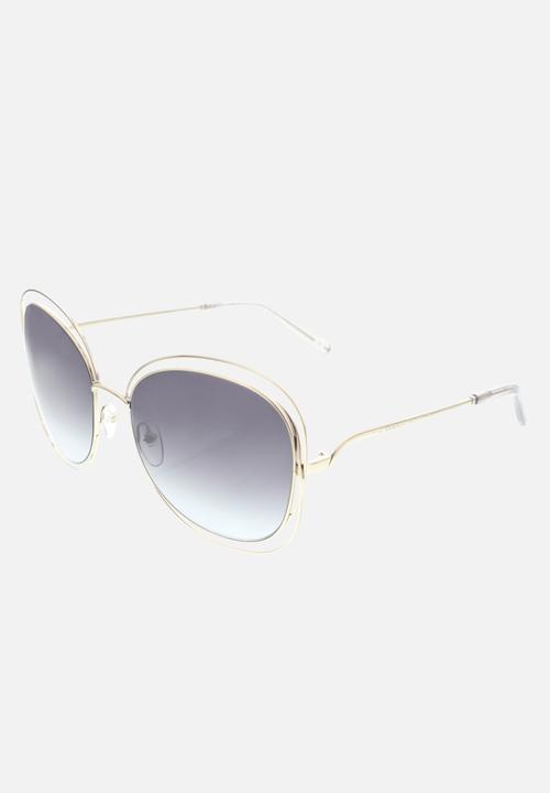 Chloe - Chloe round sunglasses - gold & light grey
