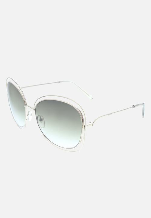 Chloe - Chloe round sunglasses - gold & green
