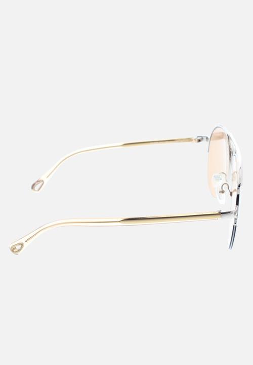 Chloe - Chloe aviator sunglasses - rose gold/rose