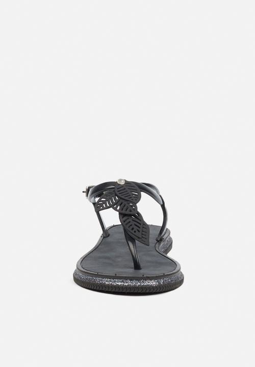 Viabeach - Marble sandal - black