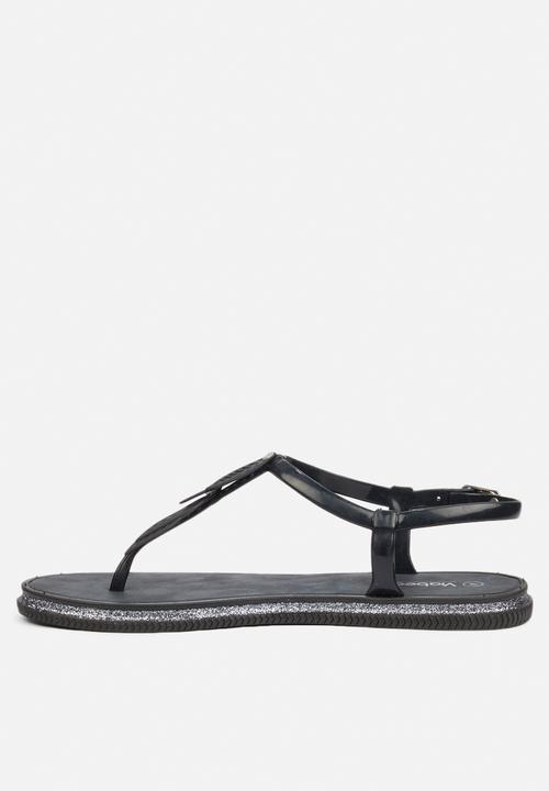 Viabeach - Marble sandal - black