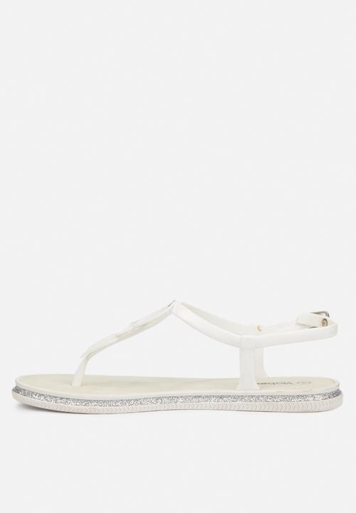 Viabeach - Marble sandal - white