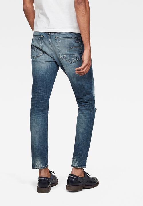 G-STAR - 3301 slim c-kir stretch denim - blue
