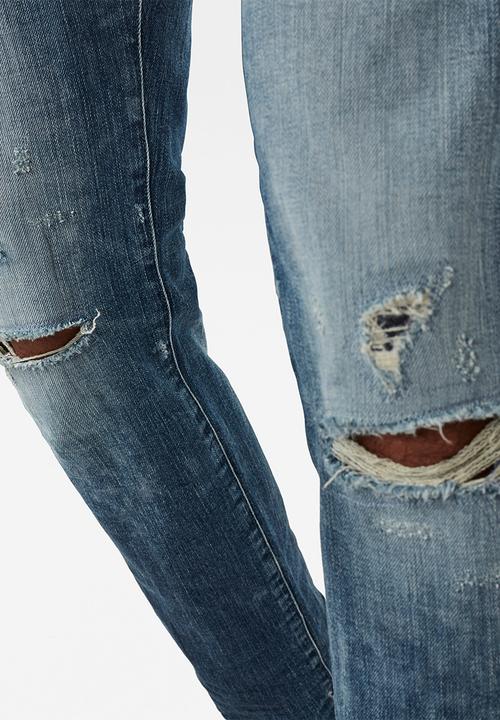G-STAR - 3301 slim c-kir stretch denim - blue