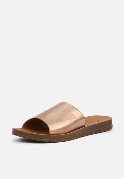 Butterfly Feet - Zina3 slide - bronze