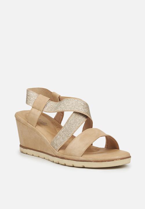 Butterfly Feet - Yasheel wedge - beige