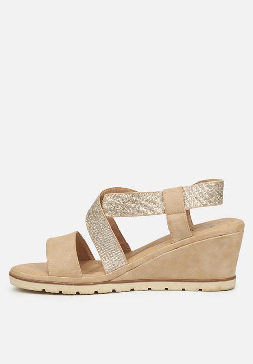 Butterfly Feet - Yasheel wedge - beige