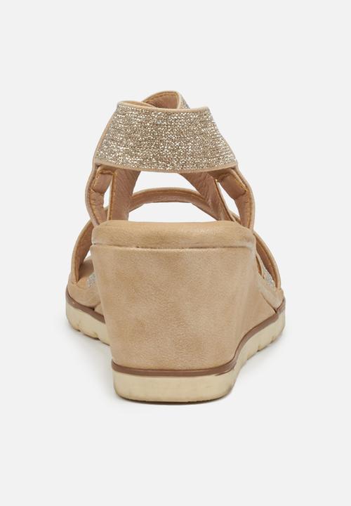 Butterfly Feet - Yasheel wedge - beige