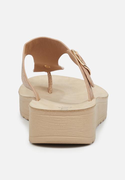 Butterfly Feet - Slitheran sandal - champagne