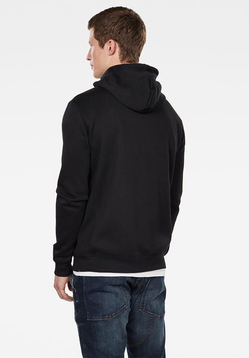 G-STAR - Premium core hdd long sleeve zip sweat - black