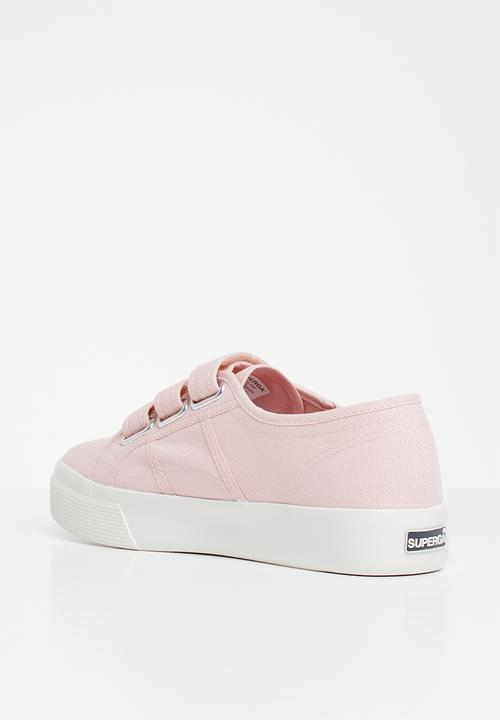 SUPERGA - 2730 Strap velcro - shiny foxing - pink shiny