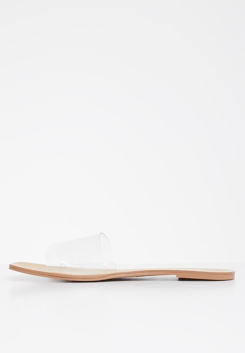 Public Desire - Ally square toe slider - neutral