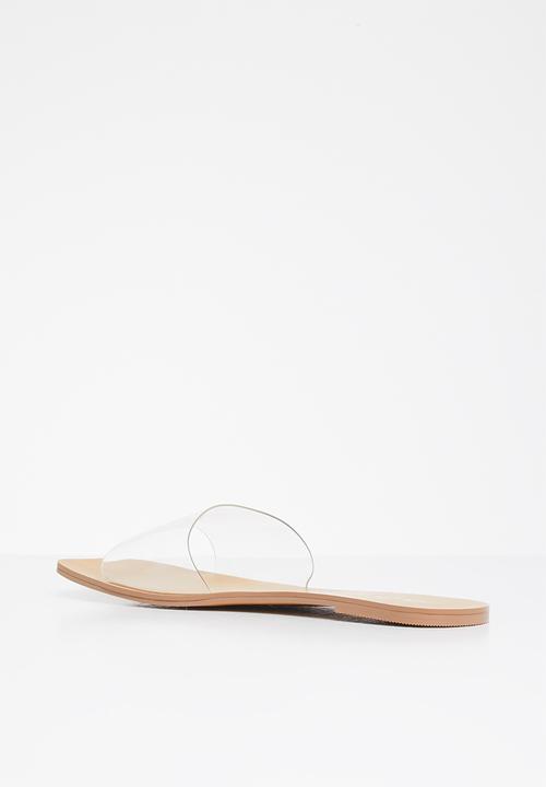 Public Desire - Ally square toe slider - neutral