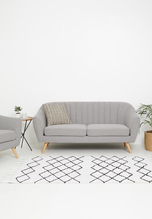 Sixth Floor - Dahlia 3 seater - grey