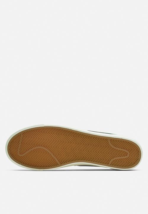 Nike - Blazer low leather - white / forest green-sail