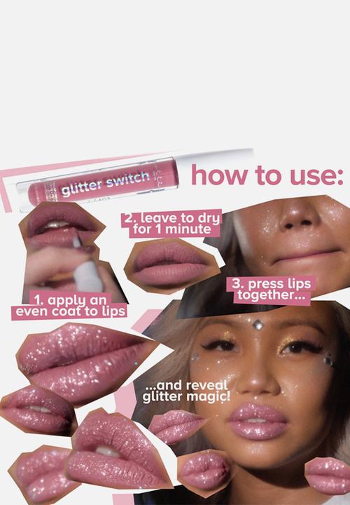 lottie london - Glitter Switch Transforming Liquid Lip - Dream On