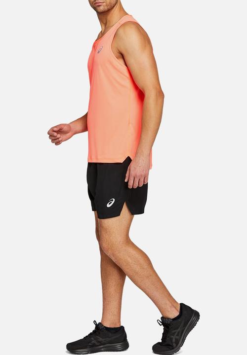 ASICS - Silver singlet - coral