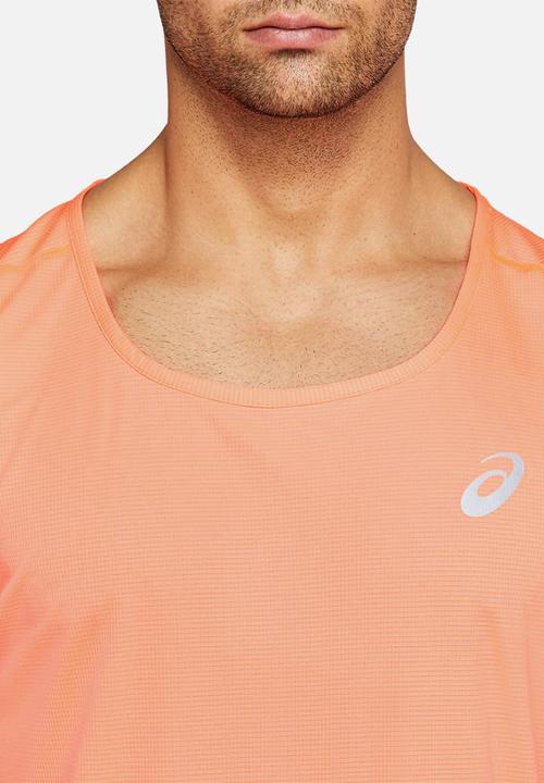 ASICS - Silver singlet - coral