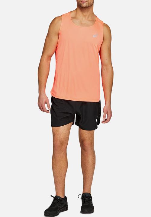 ASICS - Silver singlet - coral