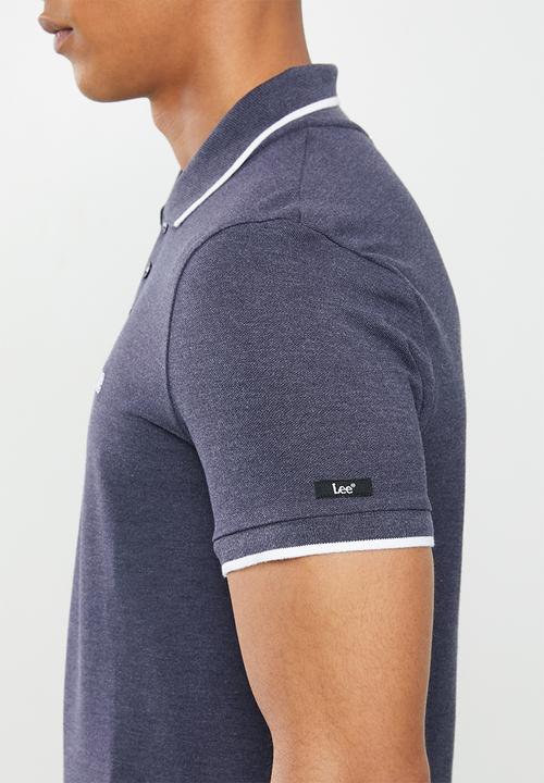 Lee  - Icon melange polo - blue