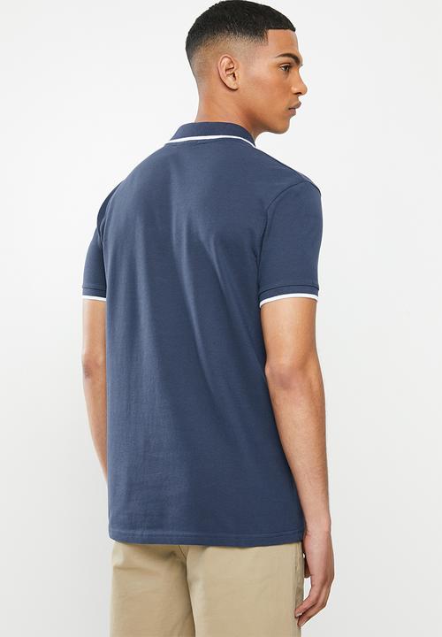 Lee  - Icon polo - navy & white