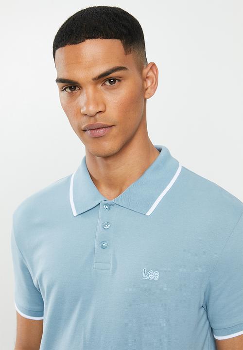 Lee  - Icon polo - blue & white