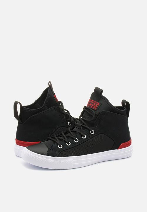 Converse - Chuck Taylor All Star ultra mid - black / gym red / white