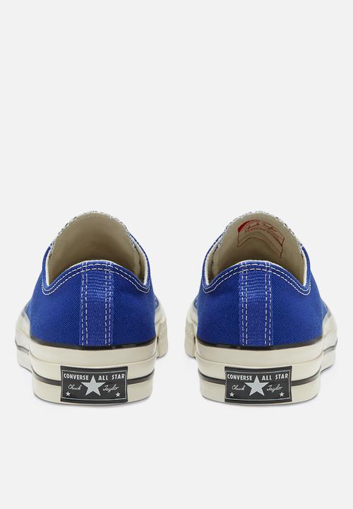 Converse - Chuck 70 organic canvas ox - rush blue / egret / black