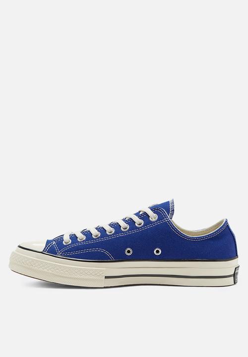 Converse - Chuck 70 organic canvas ox - rush blue / egret / black