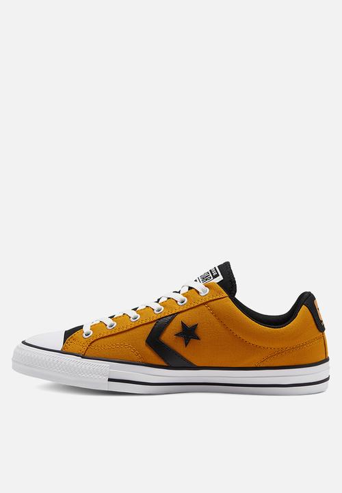 Converse - Star player seasonal colour canvas ox - saffron yellow / black / white