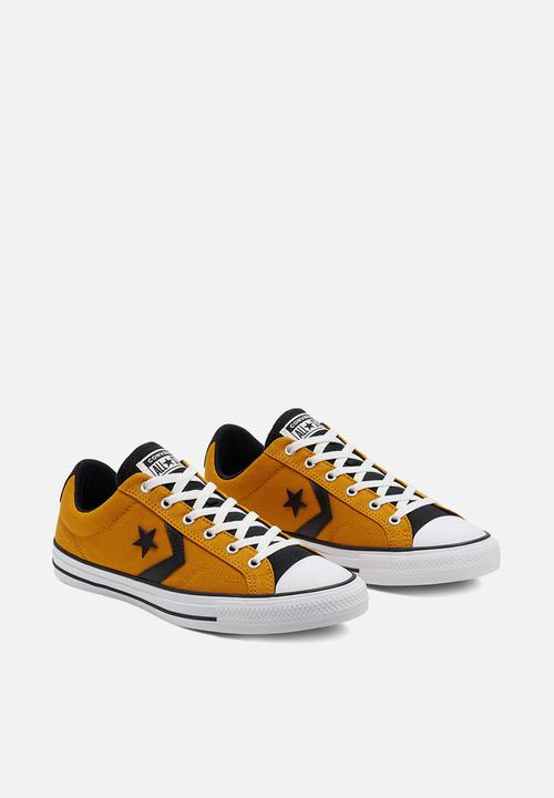 Converse - Star player seasonal colour canvas ox - saffron yellow / black / white