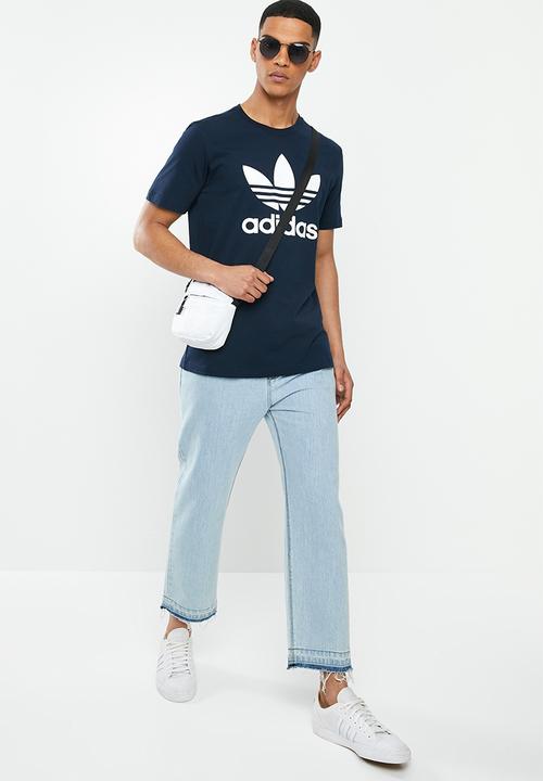adidas Originals - Adidas trefoil crew short sleeve tee - navy